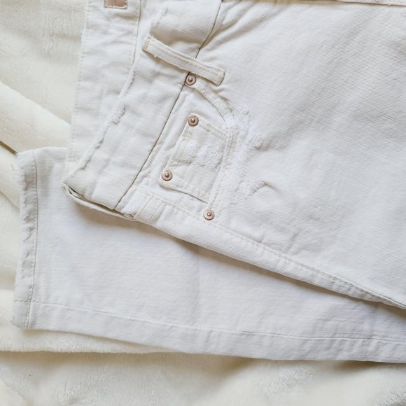 Mother The Looker Jeans in Cream for a Day Size 25 - Picture 9 of 11